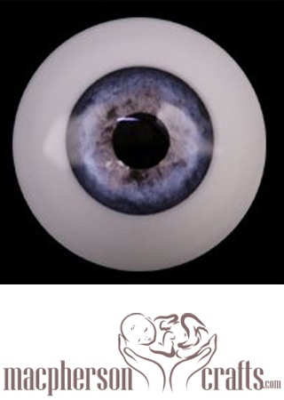 18mm Realistic Acrylic Eyes - Earth Blue