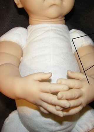 Ball Jointed Body for Reborn Doll - White - 20 Inch 3/4 Limbs