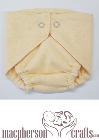 Diaper Cover Micro Preemie  - Yellow