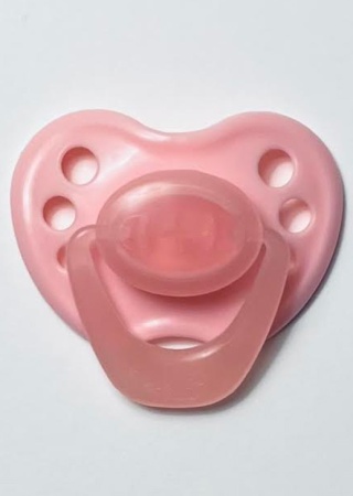 HoneyBug Sweetheart Pacifier - Miss Baby Coral 
