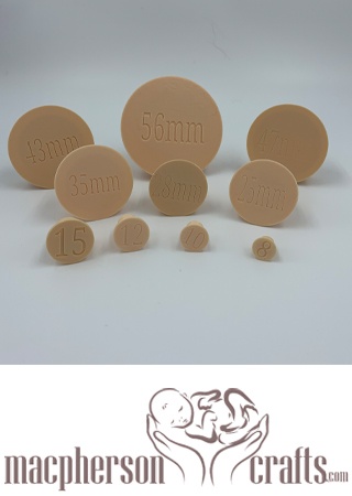 Reborn Doll Plugs for Limbs ~50mm