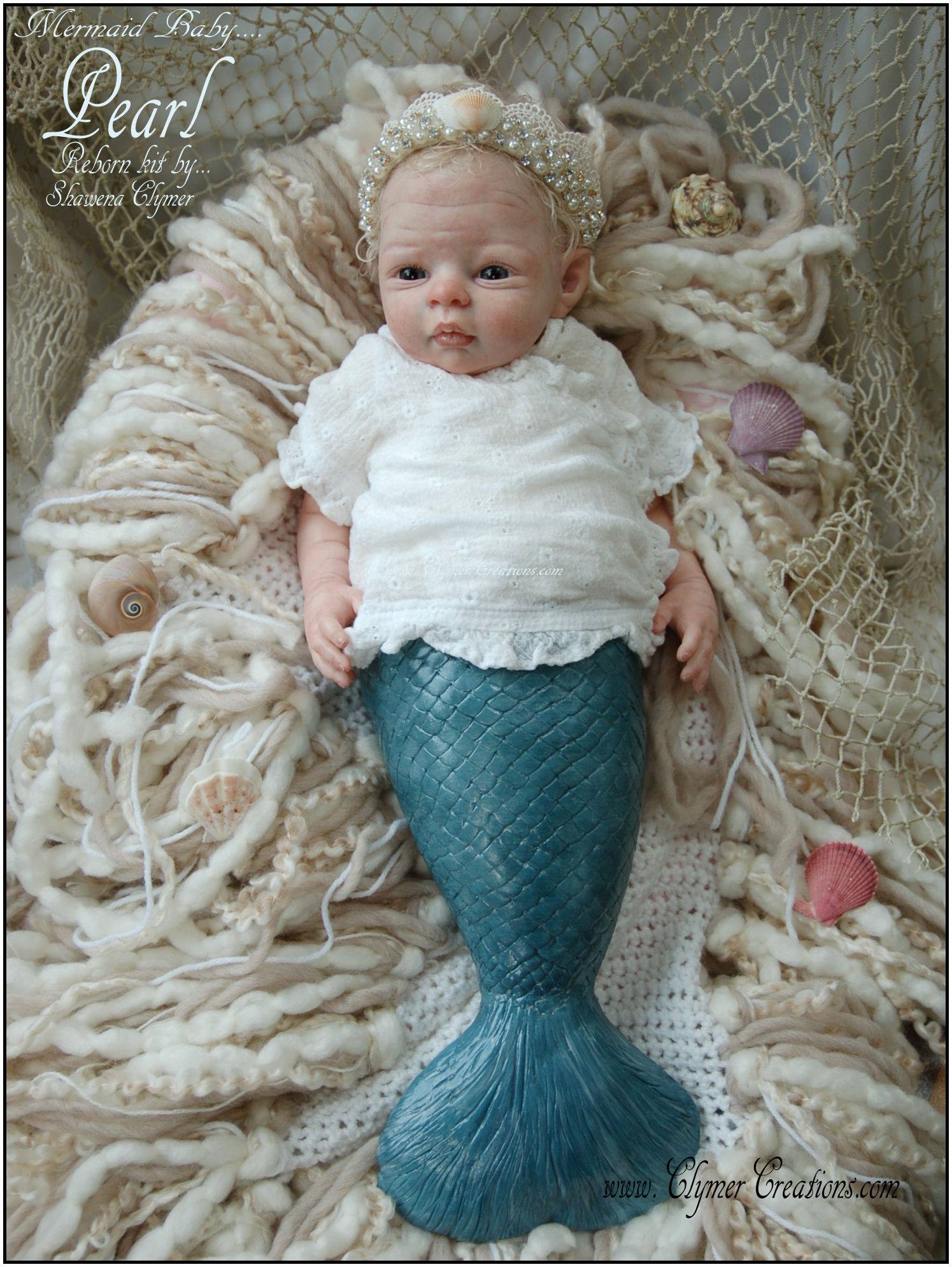 mermaid reborn baby
