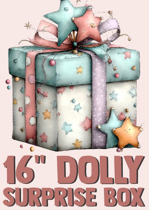 Dolly Surprise Box ~ 16 Inch Pre-Painted Dolly Vinyl Kit