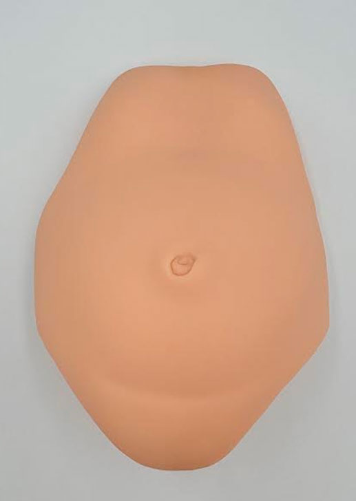 18 Inch Non-Gender Belly Plate by Adrie Stoete