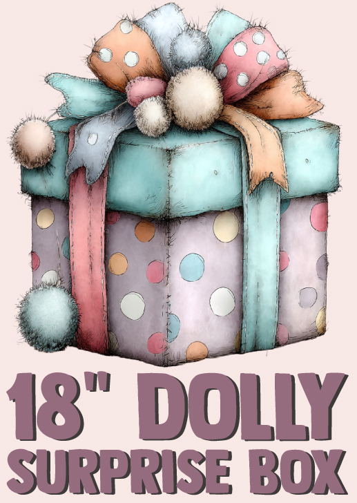 Dolly Surprise Box ~ 18 Inch Pre-Painted Dolly Vinyl Kit