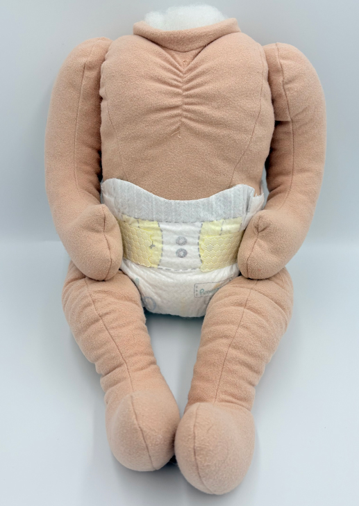 18 Inch Pre-Stuffed Multi-Panel Cuddle Body 1.5lbs +