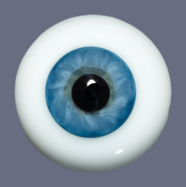Yeux De Poupée Ancienne En Verre Soufflé à La Bouche (vert Clair, 18 Mm) - Neufs