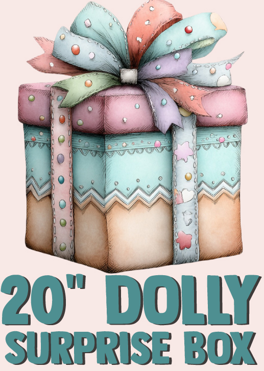 Dolly Surprise Box ~ 20 Inch Pre-Painted Dolly Vinyl Kit