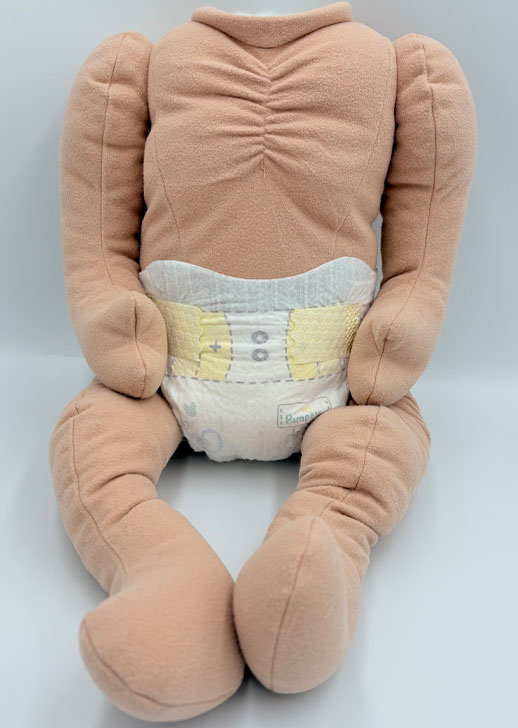 20 Inch Pre-Stuffed Multi-Panel Cuddle Body 1.5lbs +