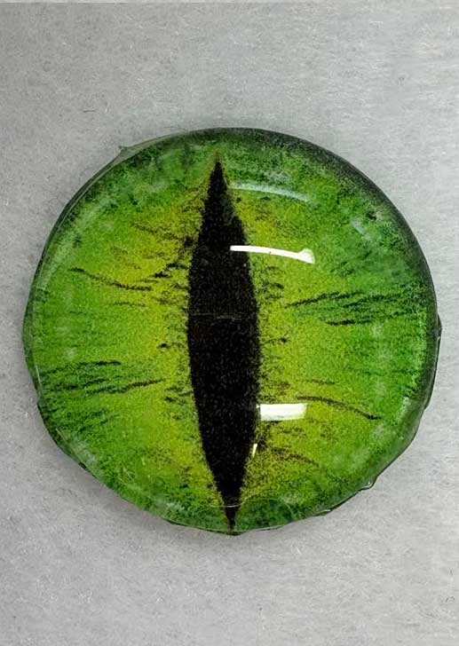 28mm Dragon Eyes - Luminous Green