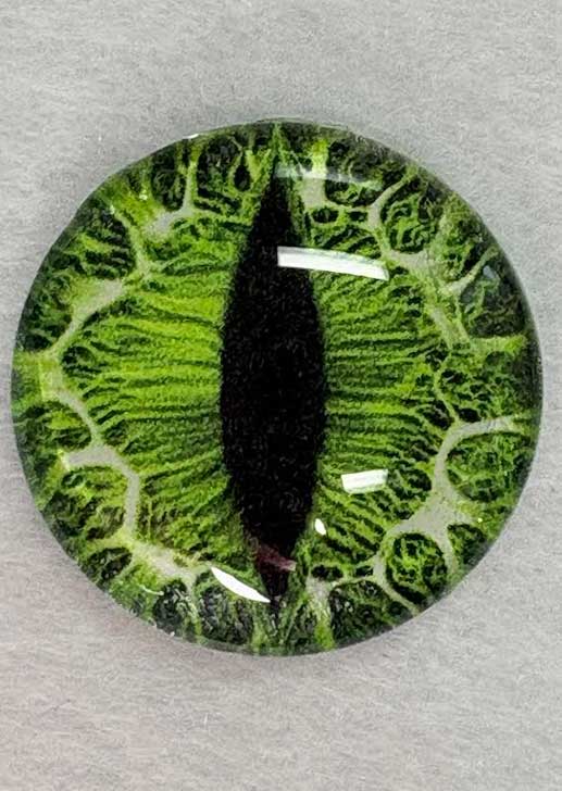 28mm Dragon Eyes- Marbled Green