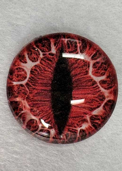 28mm Dragon Eyes- Ruby Red