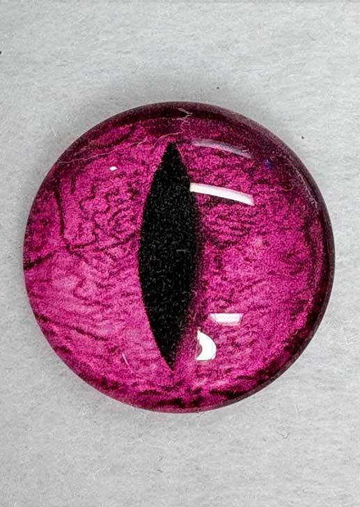 28mm Dragon Eyes ~ Fuchsia Pink