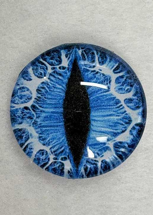 28mm Dragon Eyes ~ Marbled Blue