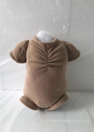 16 Inch Darker Flesh Doe Suede Multi Panel Body ~ 3/4 Arms, Full Front Legs ~ Jointed
