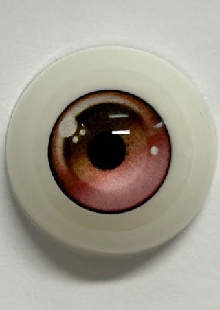 18mm Acrylic Eyes Cartoon Style - Pink