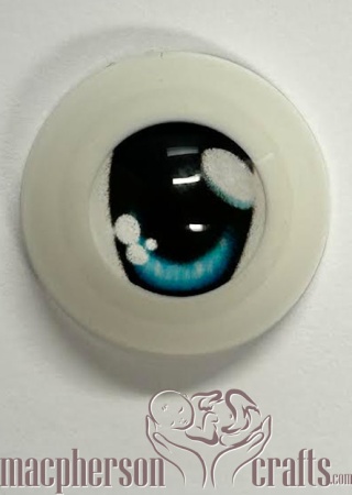 26mm Acrylic Eyes Dolfie Style - Blue