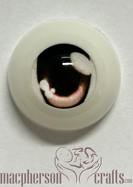 26mm Acrylic Eyes Dolfie Style - Pink