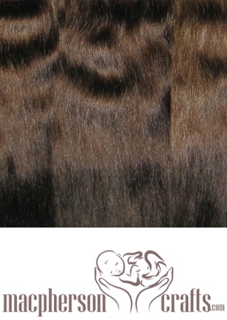 Adult Mohair - Medium Brown