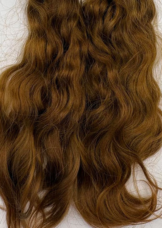 *Adult Mohair - Reddish Brown