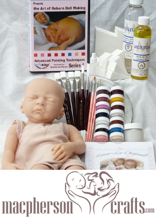 reborn baby paint kit