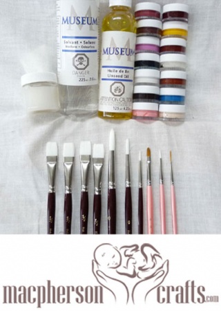 Advanced Series 1 Reborn Teaching Kit Complete Paints & Brushes