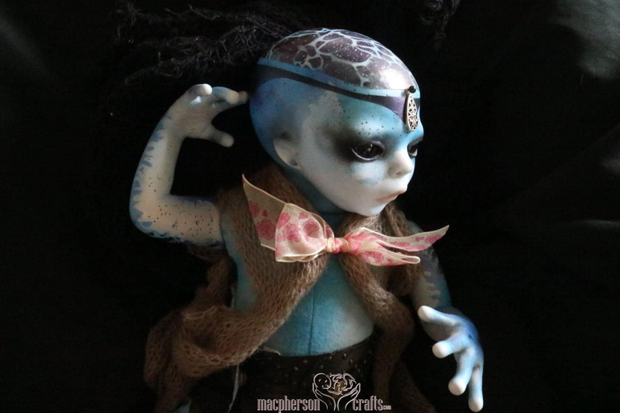 ***ORIGINAL*** unpainted reborn doll kit Imani the Alien by Noemi Noe Roarks 
