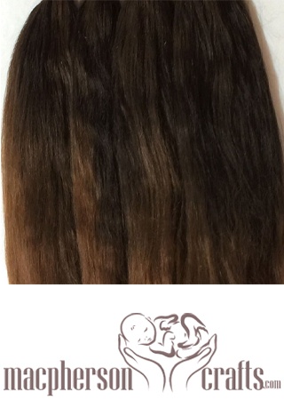 Suri Alpaca Hair - Dark Brown