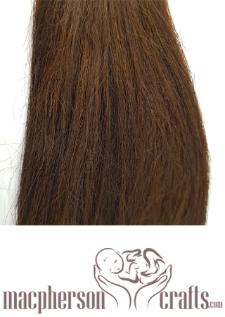 Suri Alpaca Hair - Medium Brown