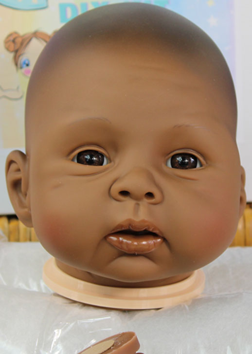 Amalia Awake Dark Skin 1-3 Months ~ Ready to beBorn DIY Doll Making Kit