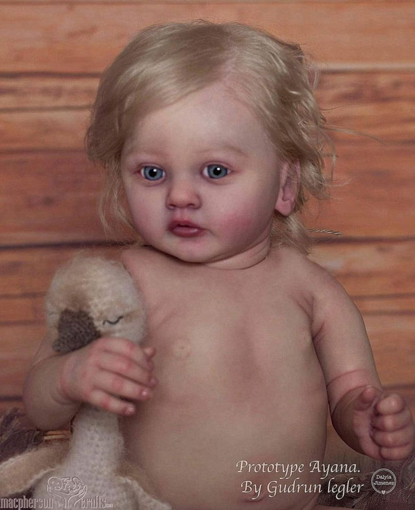 ❤️ Custom Made Reborn Doll from Ayana Gudrun Legler 23”