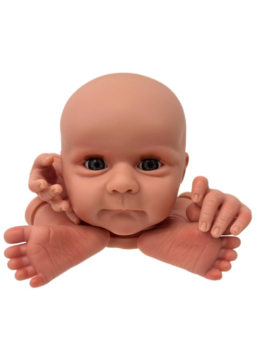 Preemie Ayla Peek a Boo by Tay Freitas ~ Pre-Painted Dolly Vinyl ~ 1/4 Limb Kit