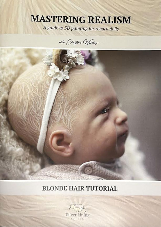 Blonde Hair Painting Tutorial ~ BOOK ONLY by Christine Woolley
