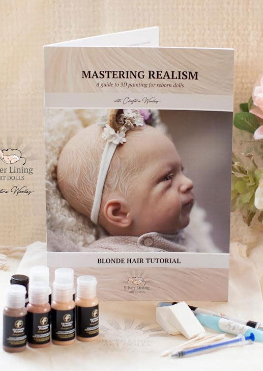 Blonde Hair Painting Tutorial by Christine Woolley