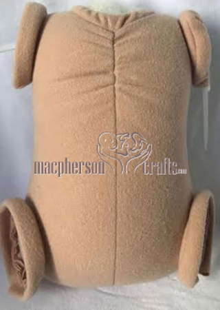 18 Inch Flesh Doe Suede Body - Jointed Full Arms, Full Side Legs