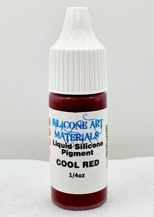 SAM Liquid Silicone Pigment ~ Cool Red ~ 1/4 OZ