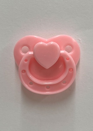 Pink Heart Pacifier ~ Micro Preemie Paci