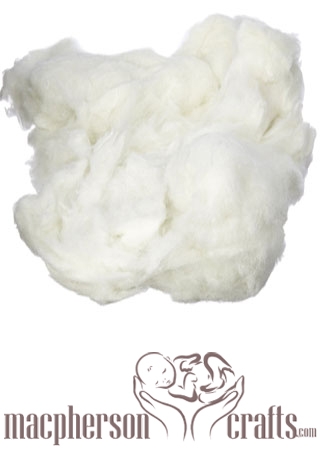 Dense Polyester Packing Fiber - 8oz