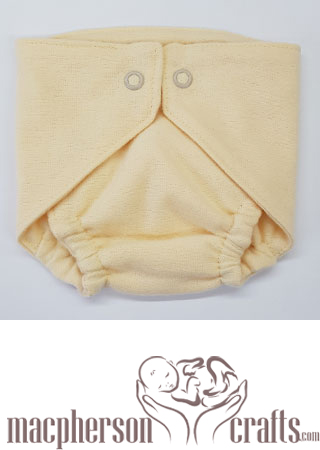 Diaper Cover Newborn - Yellow