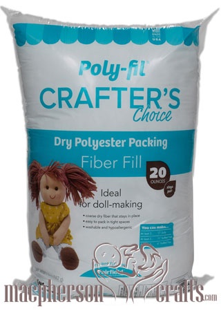 Dry Polyester Fiber Fill Packing ~ 20oz