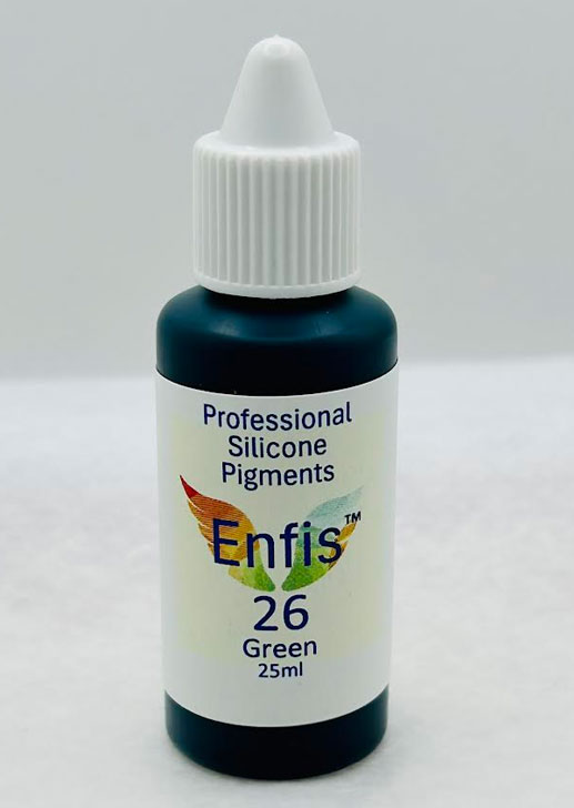 Enfis Essential Colours Silicone Pigments ~ Green ~ 25ml