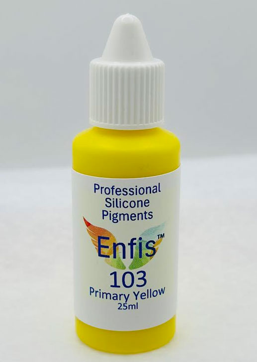 Enfis Essential Colours Silicone Pigments ~ Primary Yellow ~ 25ml