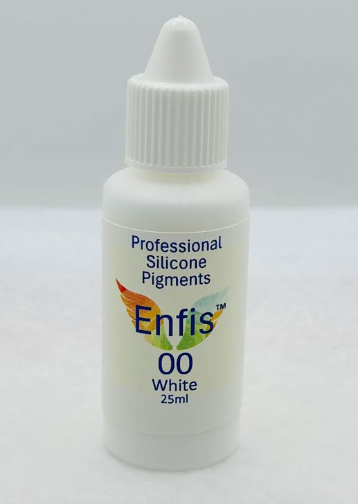 Enfis Essential Colours Silicone Pigments ~ White ~ 25ml
