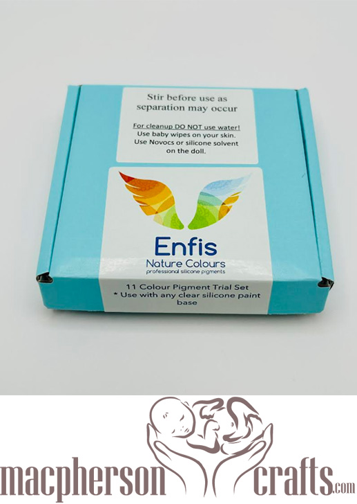 Enfis Silicone Artist Starter Kit - 11 Piece (Pigments Only)