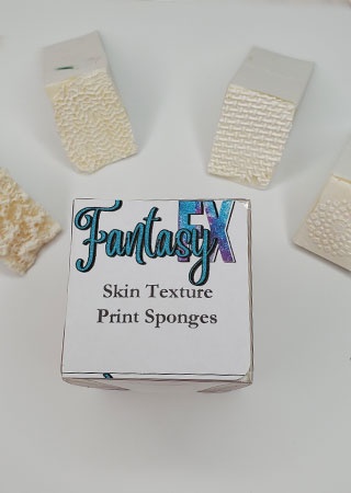 Latex Free FantasyFX Skin Texture Print Sponges