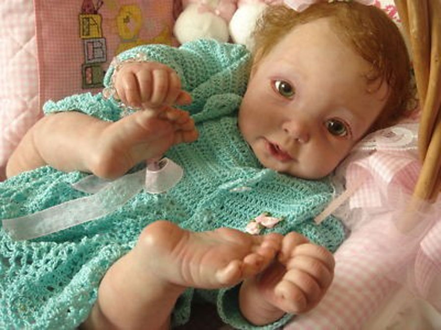 RARE BEBE REBORN Adele ' S 49 Cm Tres Realiste Sorti Collection (2) EUR 45,00 - FR