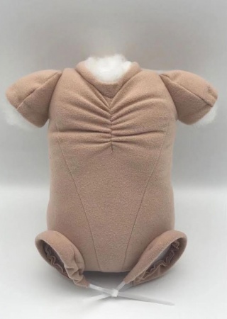 24 Inch Flesh Doe Suede Multi Panel Body ~ 3/4 Arms, Full Front Legs ~With Joints