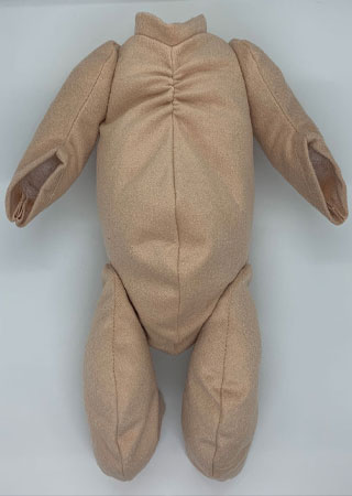 REBORN DOLL FLESH COLOURED BODY WITH JOINTS IN ARMS & LEGS 