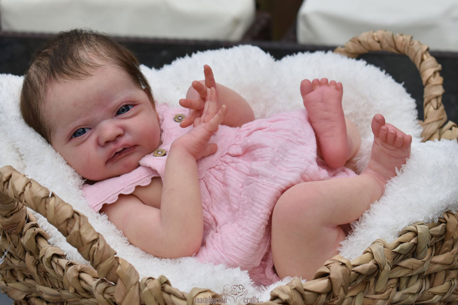Poupée reborn personnalisée : Gracie Mae par Laura Lee Eagles