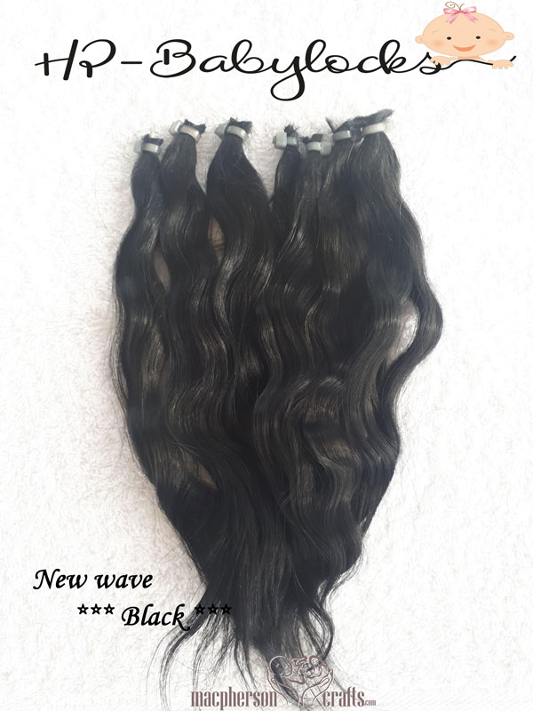 HP Babylocks Wavy Mohair 1/2oz Black